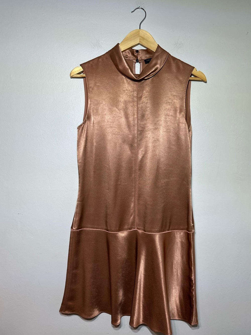 Rag & Bone Satin Copper Shift Dress Women’s Size 4 #chic #classic - Picture 2 of 7